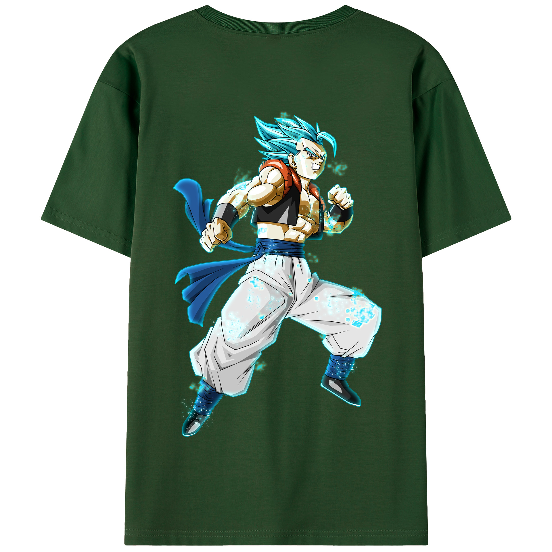 （画像用） ドラゴンボール ベジータ四世（Bejīta Yonsei）DRAGON BALL Vegeta IV 綿100％半袖Tシャツ（背面プリント）